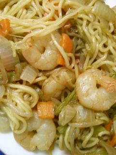 激ウマ! ランチに 海老の 塩焼きそば!-レシピのメイン写真