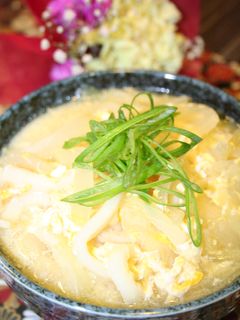♡ズボラな煮込み風卵とじうどん♡-レシピのメイン写真