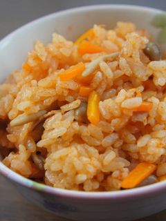 具材たっぷりトマトソース炊き込みご飯-レシピのメイン写真