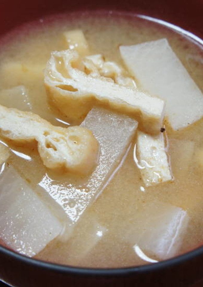 大根と油揚げの味噌汁-レシピのメイン写真