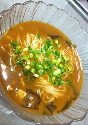 味噌汁そうめん-レシピのメイン写真