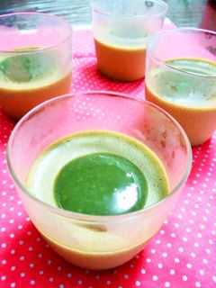 簡単☆炊飯器de濃厚なめらか抹茶プリン♪-レシピのメイン写真