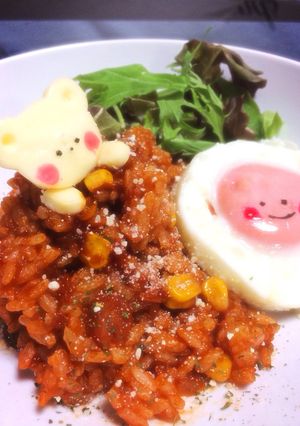 濃厚☆こくうまケチャップライス♡-レシピのメイン写真
