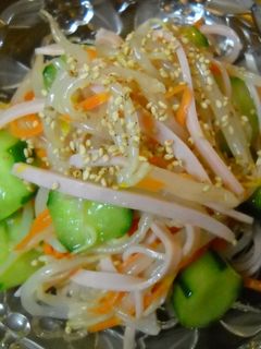 ✿ハムと蒸しもやしの酢の物✿-レシピのメイン写真