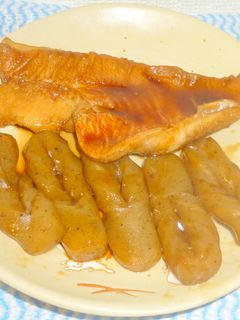 パパの赤魚と蒟蒻の煮付け-レシピのメイン写真