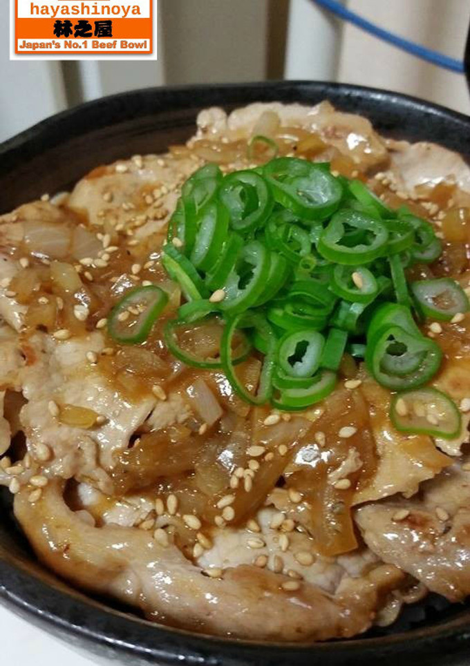 再現！塩だれ吉野家風　ネギ塩ロース豚丼♡-レシピのメイン写真