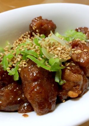 鳥レバーの甘辛揚げ焼き-レシピのメイン写真