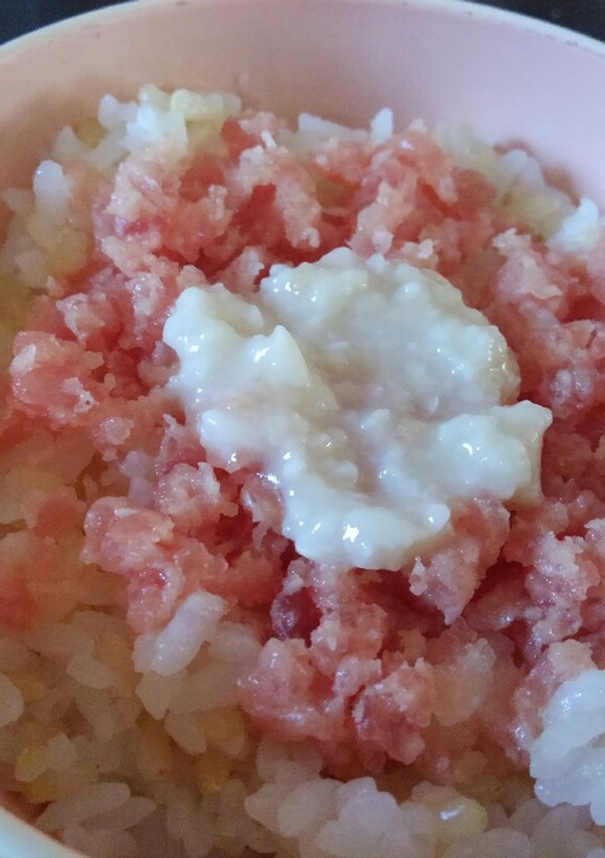 簡単☆鮪の叩き丼～塩麹添え～-レシピのメイン写真