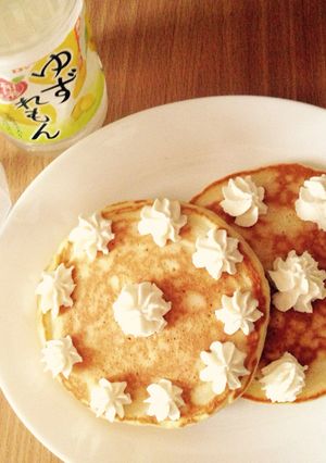 ゆずれもん風味のホットケーキ-レシピのメイン写真
