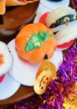 簡単ハロウィン生巻き寿司♪-レシピのメイン写真