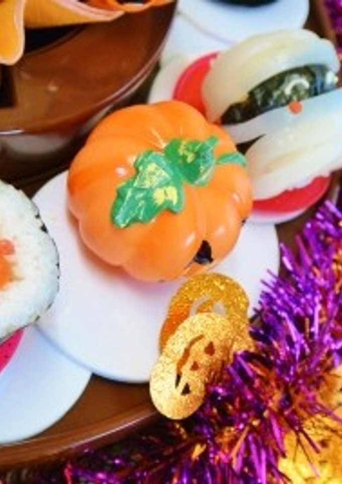 簡単ハロウィン生巻き寿司♪-レシピのメイン写真