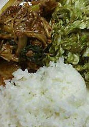 きのこのドライカレーでレタス包み!-レシピのメイン写真