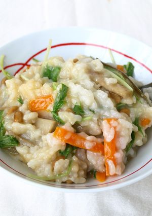 納豆粥-レシピのメイン写真