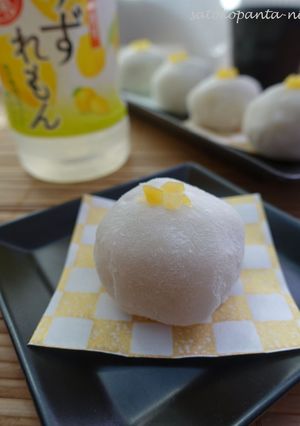 ゆずれもん♡さつまいもと栗の大福♪-レシピのメイン写真