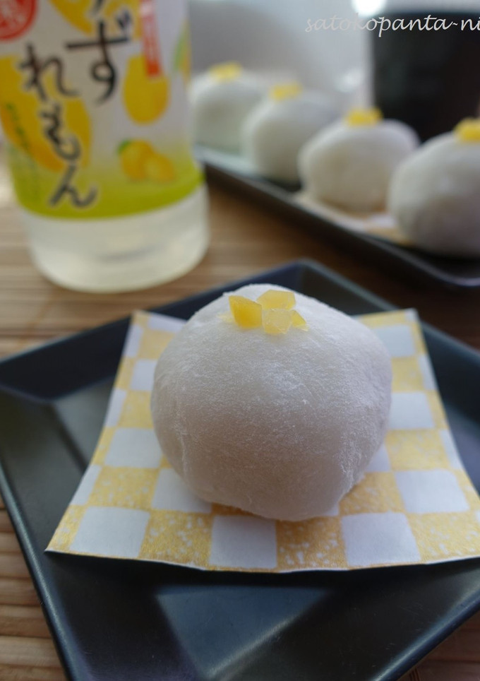 ゆずれもん♡さつまいもと栗の大福♪-レシピのメイン写真