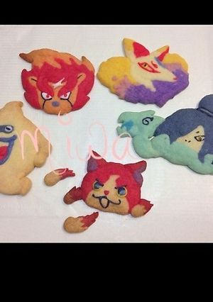 妖怪ウォッチ★キャラクッキー☆その2-レシピのメイン写真
