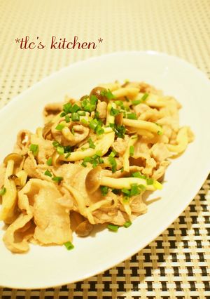 ●簡単！豚肉としめじの柚子こしょう炒め●-レシピのメイン写真