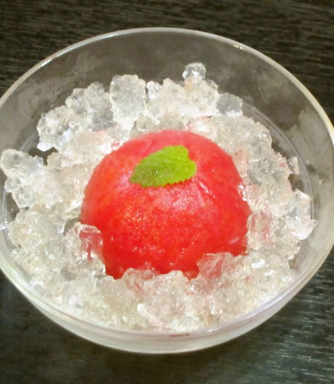 トマトの冷たいデザート-レシピのメイン写真
