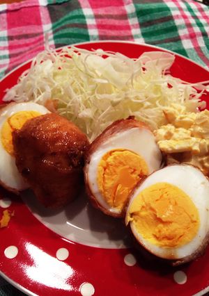 男のかんたん肉巻き玉子-レシピのメイン写真