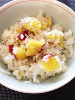 圧力鍋でさつまいもご飯♪-レシピのメイン写真