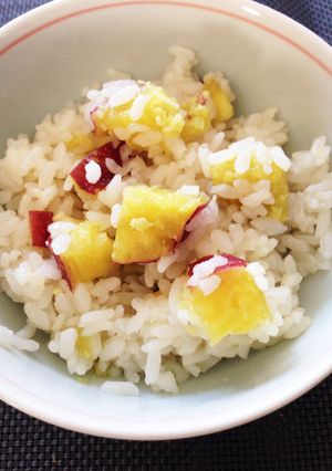 圧力鍋でさつまいもご飯♪-レシピのメイン写真