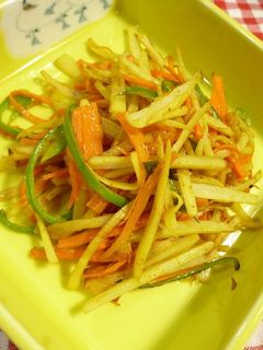 シャキシャキ蓮根(レンコン)のカレー炒め-レシピのメイン写真