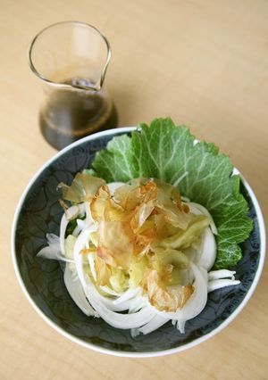 玉ねぎと焼き茄子のサラダ-レシピのメイン写真