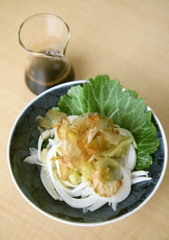 玉ねぎと焼き茄子のサラダ-レシピのメイン写真
