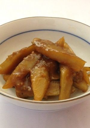 甘味噌ごぼう-レシピのメイン写真