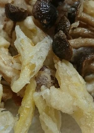 ミョウガとミョウガの花の天ぷら-レシピのメイン写真