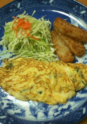 さわやかサッパリ★しそチーズオムレツ-レシピのメイン写真