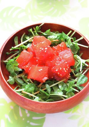 ☺簡単♪びんちょうまぐろの韓国風ポキ☺-レシピのメイン写真