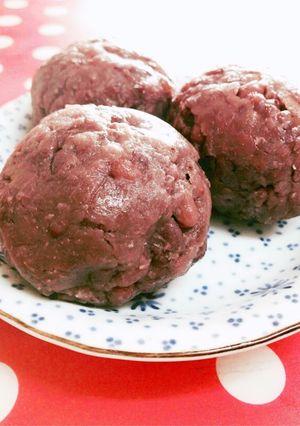 *コツあり☆ご飯でもっちりおはぎ*-レシピのメイン写真