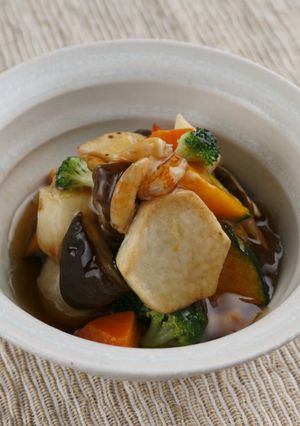秋の根菜生姜あんかけ-レシピのメイン写真