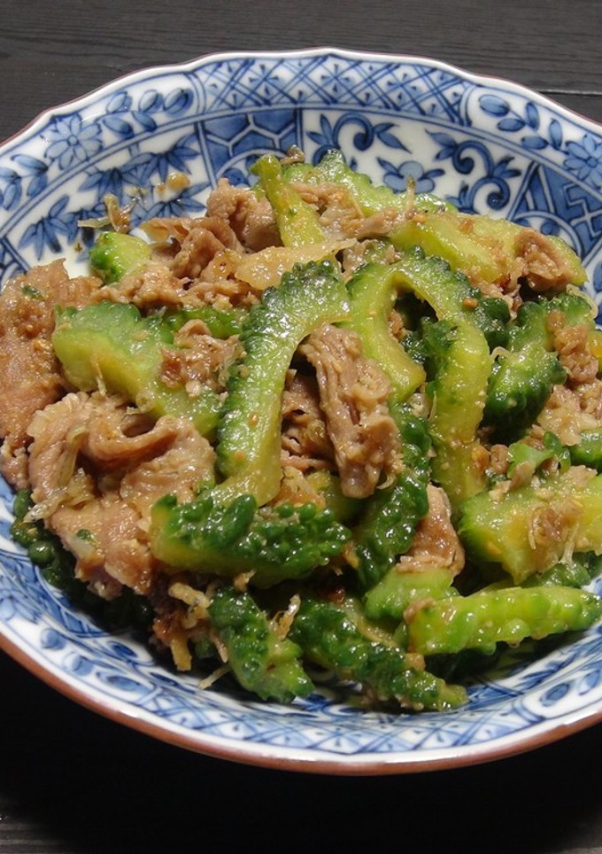 ゴーヤと豚肉の味噌炒め-レシピのメイン写真