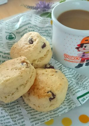 おやつに☆簡単♪サクふわチョコスコーン★-レシピのメイン写真