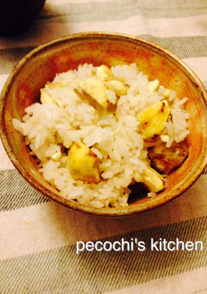 ☆栗の塩おこわ☆炊飯器で簡単！-レシピのメイン写真