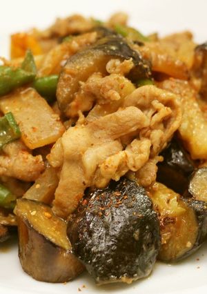豚肉と茄子の西京味噌炒め-レシピのメイン写真