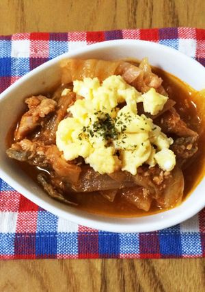 鮭と野菜のトマト煮込み-レシピのメイン写真