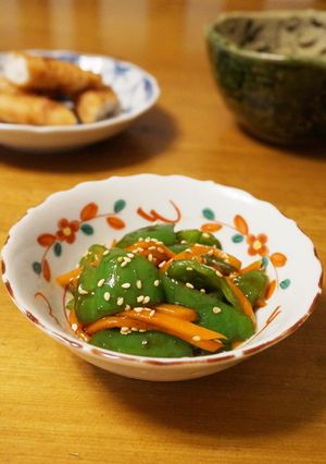 お弁当に☆ピーマンと人参の照り焼き-レシピのメイン写真