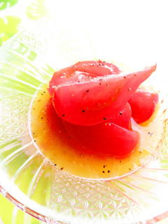 ☺簡単♪トマトのデリ風オレンジマリネ☺-レシピのメイン写真