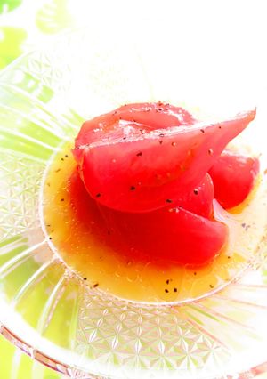 😊簡単♪トマトのデリ風オレンジマリネ😊-レシピのメイン写真
