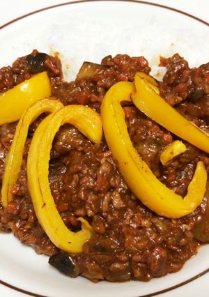 ナスのキーマカレー-レシピのメイン写真