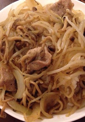 豚肉ともやしのポン酢炒め-レシピのメイン写真