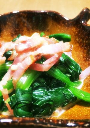 ＊ほうれん草とベーコンのサラダ＊-レシピのメイン写真