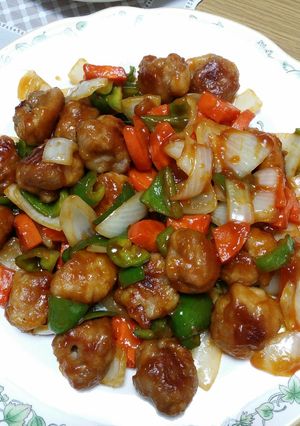 豚こま肉で作る「酢豚こま」-レシピのメイン写真
