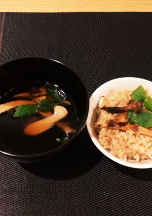 超簡単☆美味☆15分で松茸ご飯＆お吸い物-レシピのメイン写真