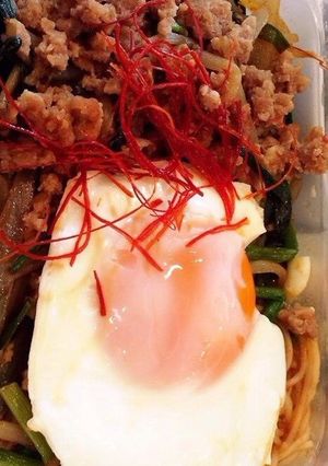 アジアン焼きそばパッタイ風な素麺-レシピのメイン写真