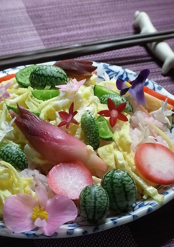 みょうがのちらし寿司-レシピのメイン写真