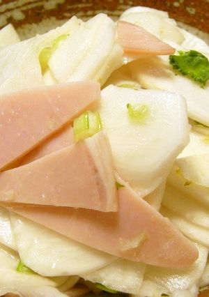 蕪とハムのサラダ-レシピのメイン写真